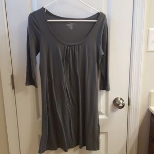 Gray cotton dress